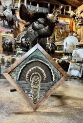 turkey mount fan art in shop